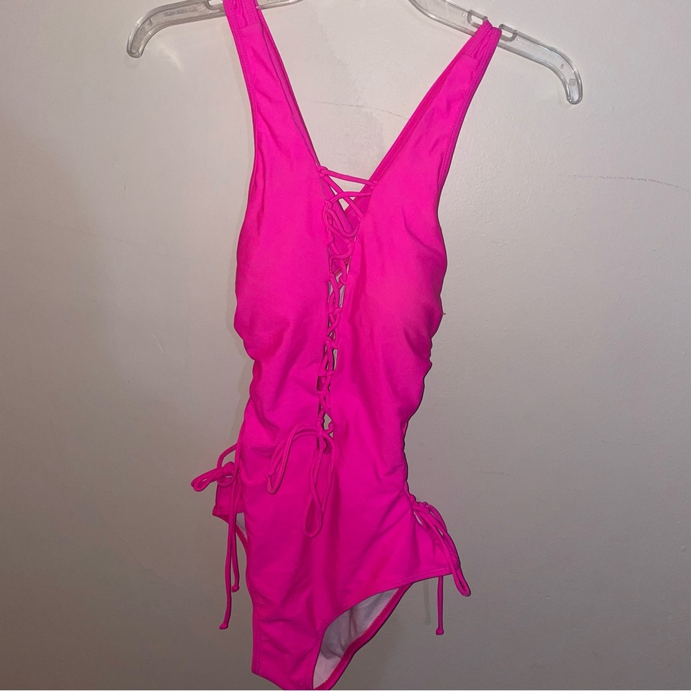 Pink Holipick Women’s One Piece Swimsuit